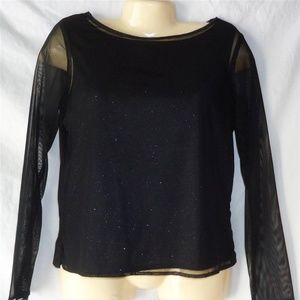 Women's Norton McNaughton NWT Black Blouse Small